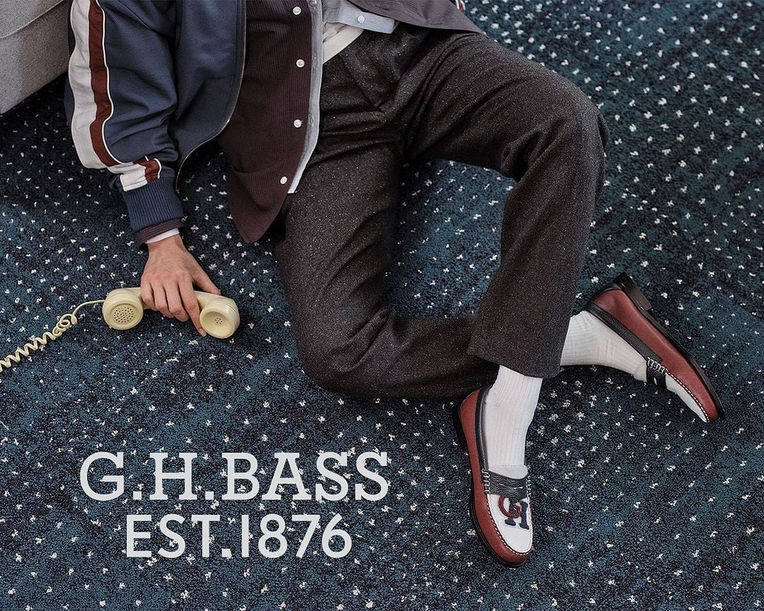 G.H. Bass Co. was founded in 1876 by George Henry Bass in Wilton, Maine, and is particularly famous for their Weejuns, the original penny loafers introduced in 1936