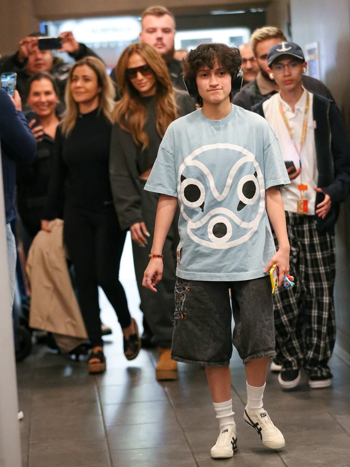Jennifer Lopez steps out with daughter Emme Muniz in Los Angeles on March 7, 2024, grounding her relaxed athleisure look with platform UGG boots that add structure, comfort, and quiet elevation