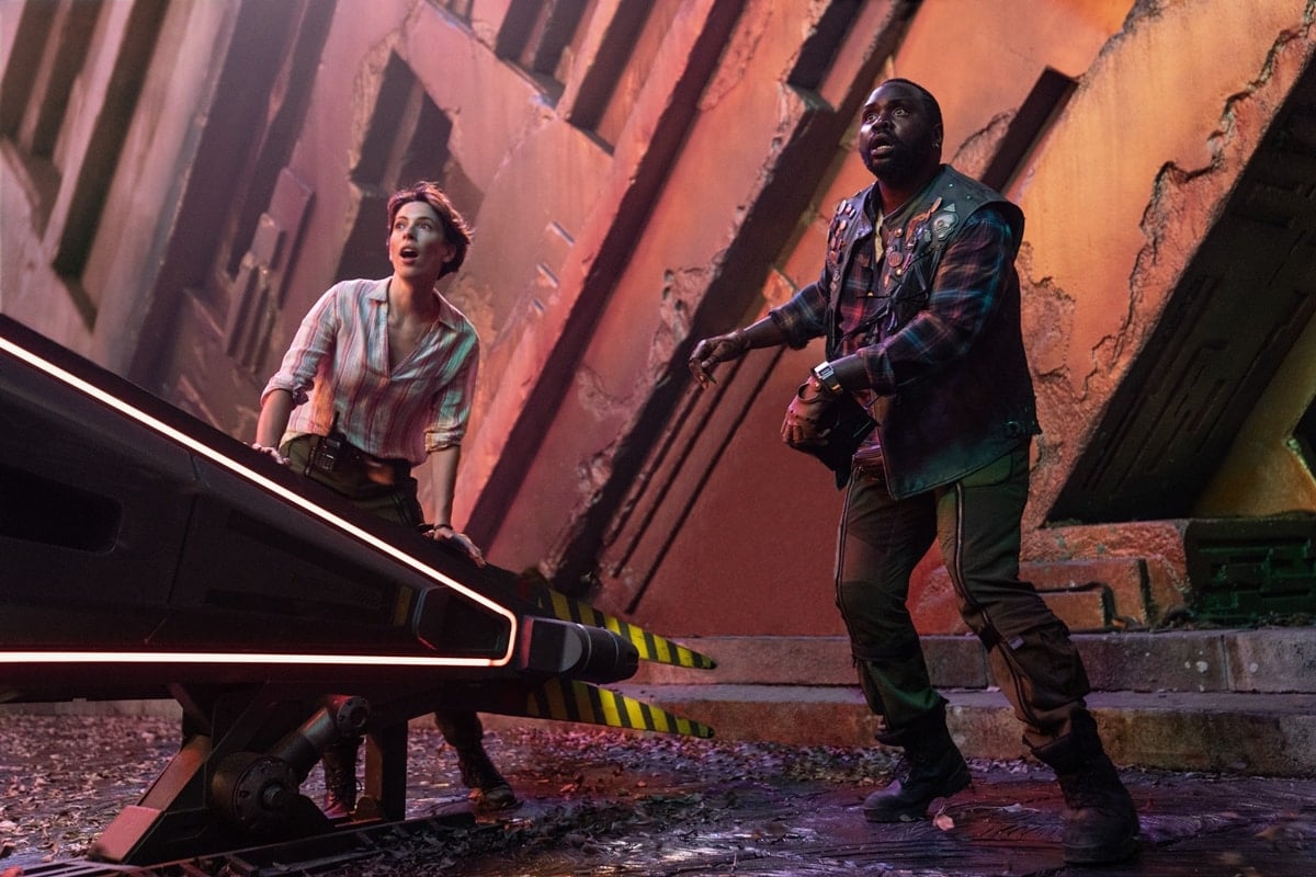 Rebecca Hall, portraying Dr. Ilene Andrews, and Brian Tyree Henry, as Bernie Hayes, contribute significantly to "Godzilla vs. Kong," each bringing a distinct perspective to the narrative
