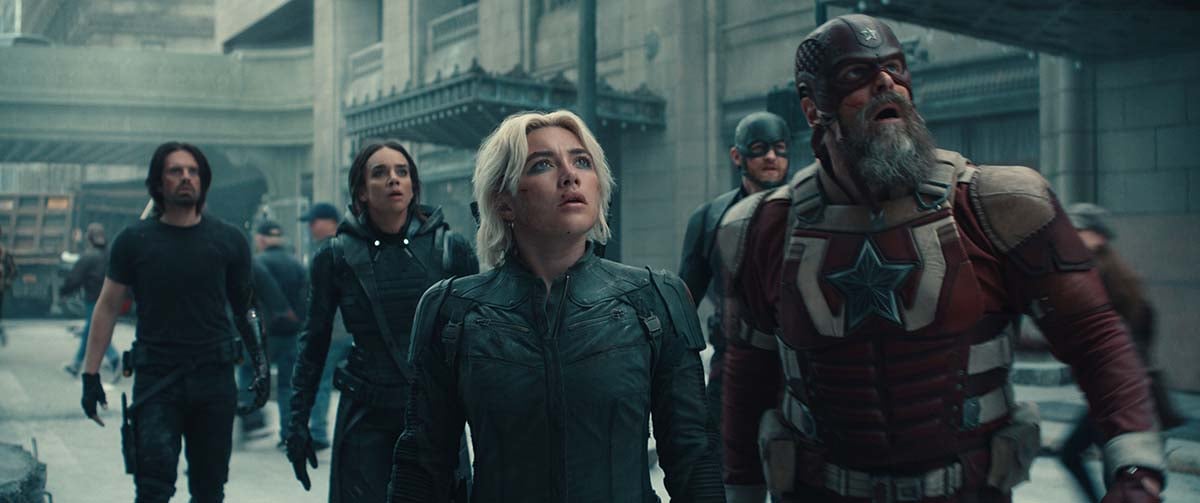 Florence Pugh reprises her role as Yelena Belova in Thunderbolts*