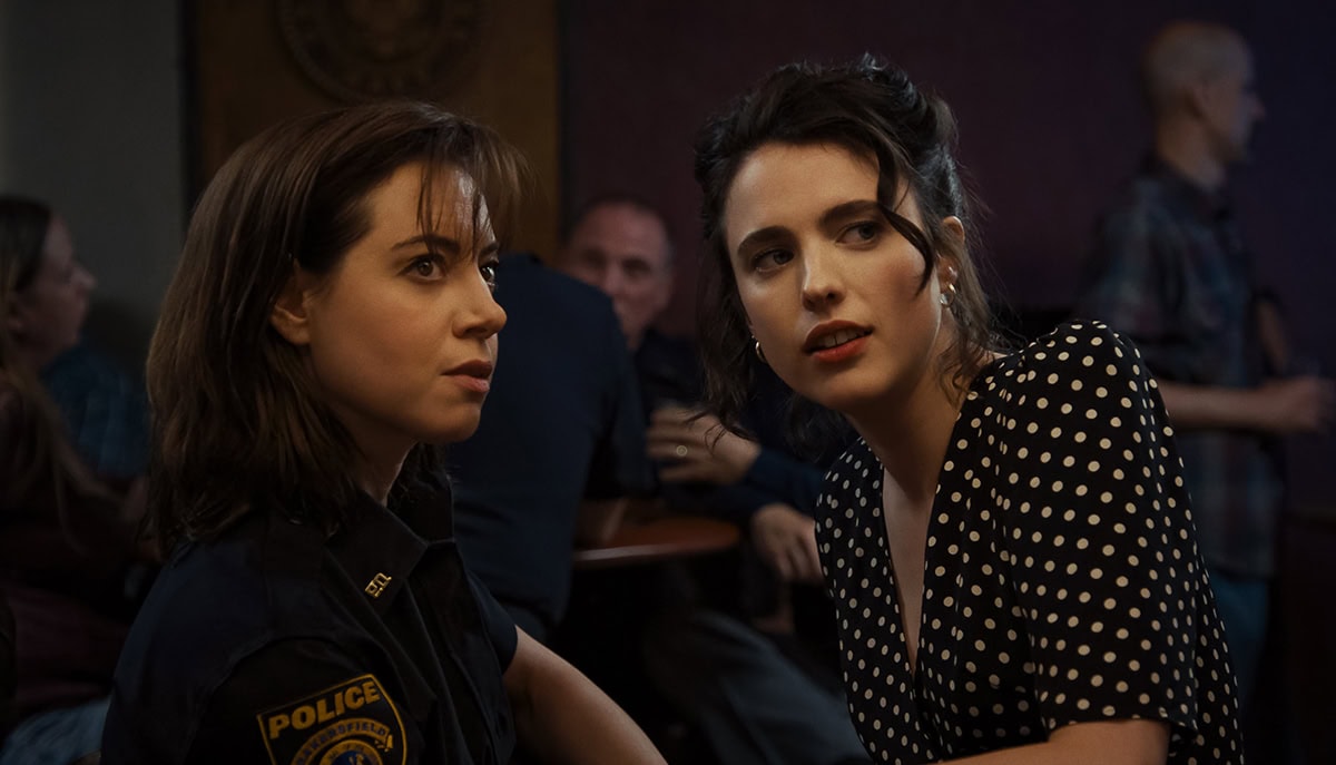 Aubrey Plaza and Margaret Qualley develop a steamy romantic connection in Honey Dont!, the second installment of Tricia Cooke and Ethan Coen’s sapphic trilogy