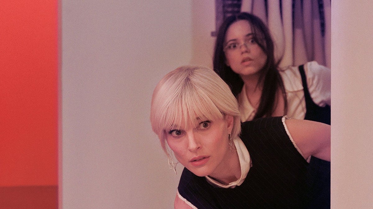 Natalie Portman and Jenna Ortega star in the dark comedy thriller The Gallerist