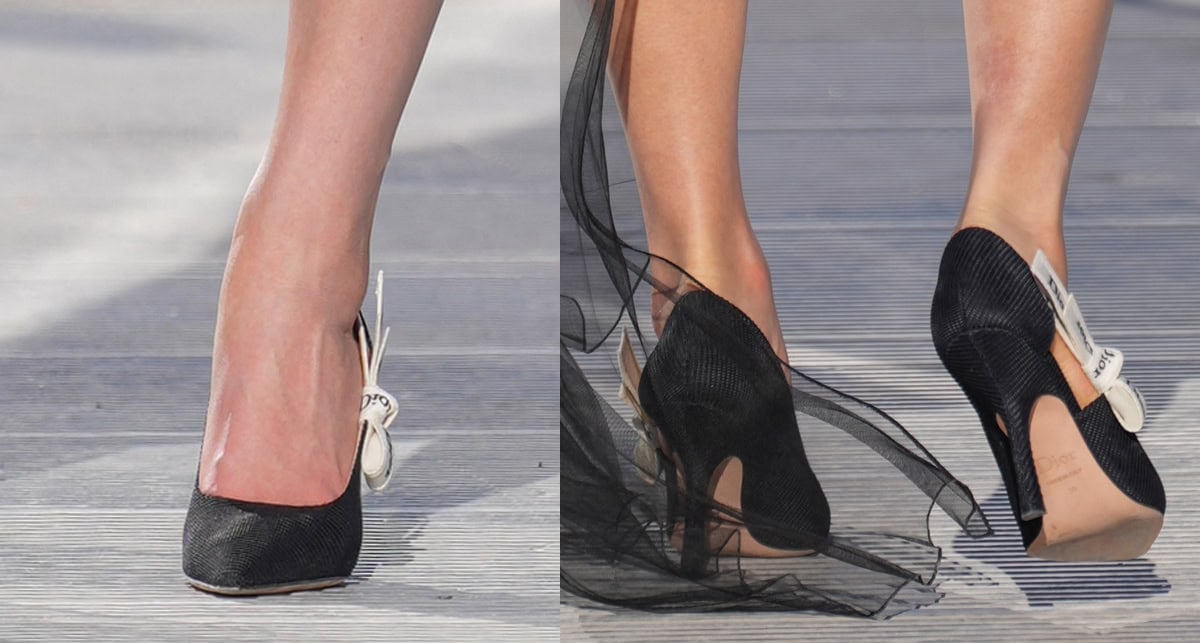 Kim Jisoo wears the Dior J’Adior pumps, Jonathan Anderson’s modern take on the fashion house’s iconic shoe line