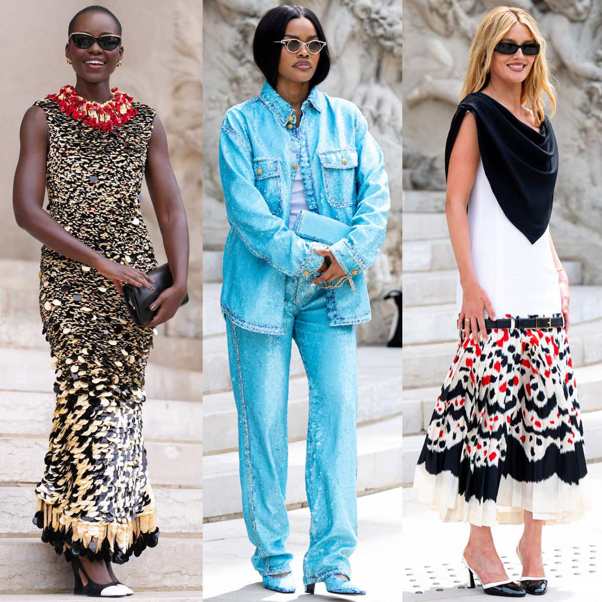 Lupita Nyong'o, Teyana Taylor, and Sarah Pidgeon lead the front row at the Chanel Paris Fashion Week Haute Couture Fall/Winter 2026-2027 show